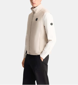 Veste sans manches latma col montant coupe regular - Fusalp - Mastic