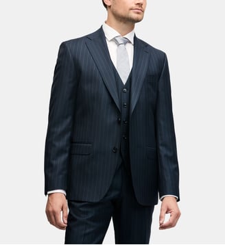 Veste de costume en laine regular PLATINIUM Dario - Digel - Marine