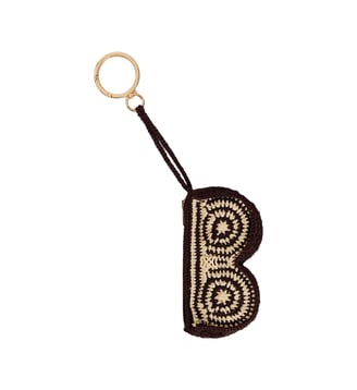 Étui à lunettes crochet - Sandro - Écru et noir