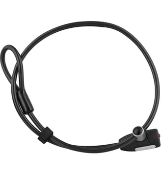 Antivol cable à boucle - noir - TNB - Standard
