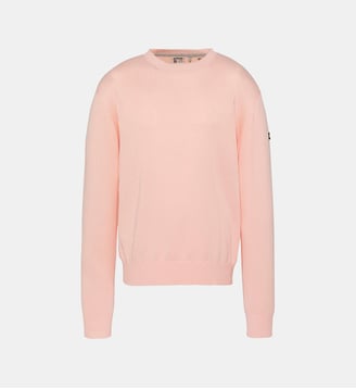 Pull léger col rond - Schott - Rose pâle