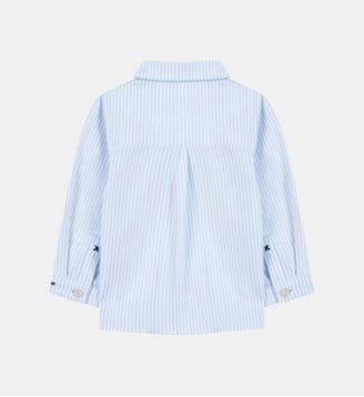 Chemise -  coton rayures - Tartine Et Chocolat - Bleu ciel