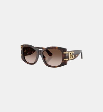 Lunettes de soleil Papillon DG4501 - Dolce & Gabbana - Havane
