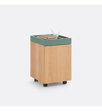 Caisson de bureau 1 porte - La Redoute Interieurs - Chêne