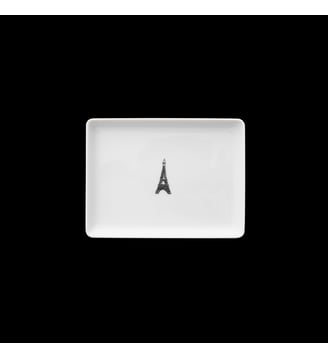 Mini Plat 16x12 Cm - Tour - Degrenne - Blanc