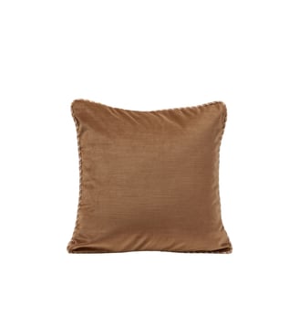 Housse De Coussin  Velours lumineux et passementerie rayée Madura