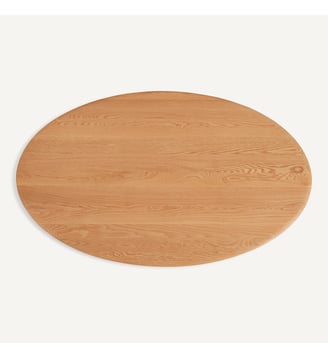 Plateau de table ellipse en chêne, L170 cm - AM.PM - Chêne naturel