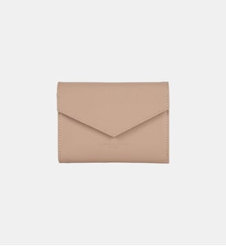 Portefeuille dos à dos cuir grainé
 - Lancaster - Nude