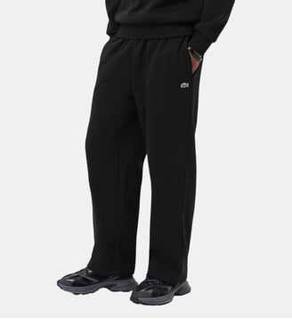 Pantalon de survêtement molleton relaxed fit - Lacoste - Noir