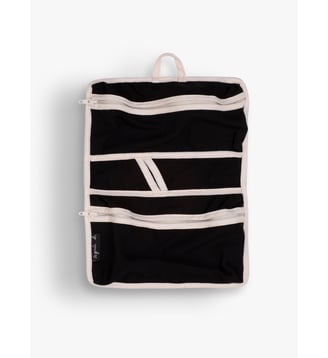 pochette Beauté noire en toile de coton - Agnès b. - Noir