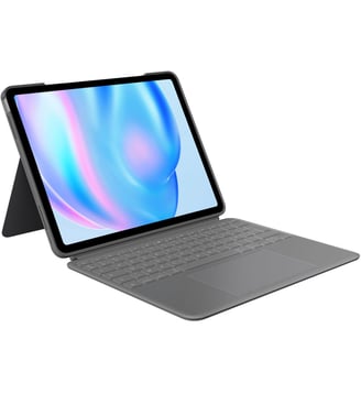 Etui Combo Touch iPad Air 13'' (M2/M3) Oxford - Logitech - Gris