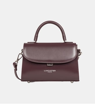 Mini sac cabas Suave Even cuir - Lancaster - Bordeaux foncé