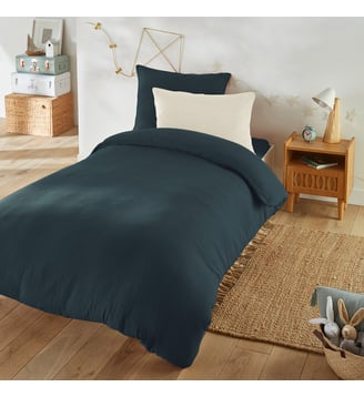 Housse de couette enfant unie gaze de coton La Redoute Interieurs