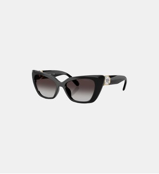 Lunettes de soleil Œil de chat SK6047 - Swarovski - Noir