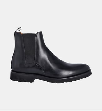Chelsea boots patrizio - cuir lisse - Colisée Paris - Noir