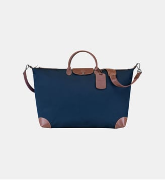 Sac de voyage XL - Boxford - Longchamp - Bleu et brun