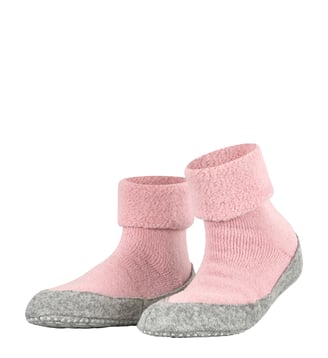 Chaussons Cosyshoe Laine Vierge - Falke - Fleur d'amandier