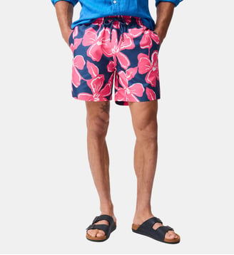 Short de bain Broadford avec suspensoir - Rodd & Gunn - Fuchsia