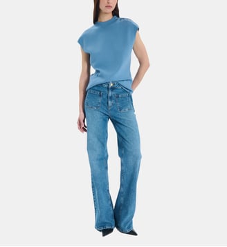 Pull Nigella Bleu - Zapa - Bleu