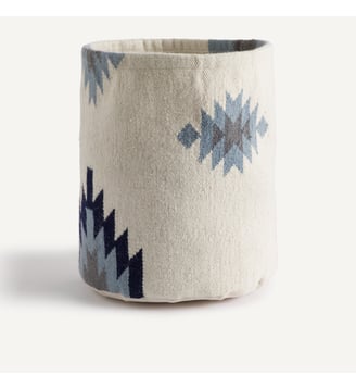 Panier à linge en kilim - La Redoute Interieurs - Multicolore