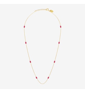 Collier venus jade rose - Caroline Najman - Rose