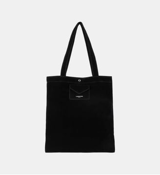 Sac cabas épaule Suédine KBA - Lancaster - Noir