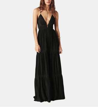 Robe longue plissée Wasta - Ba&sh - Noir