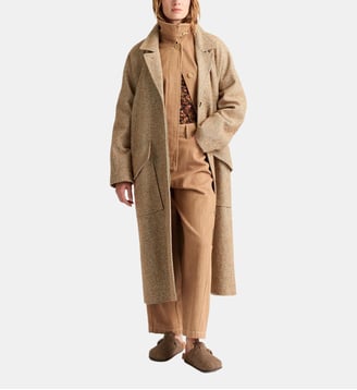 Manteau london en natte laine bouclé - Momonì - Multicolore
