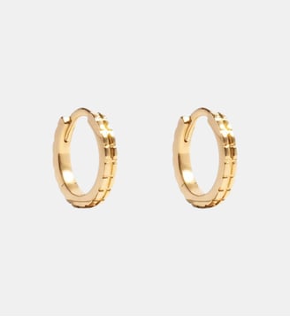 Boucles Anagramme damier - JEM - Jaune