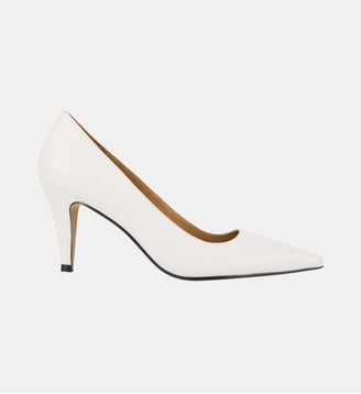 Escarpins Tyra Cuir Lisse - Bons Baisers - Blanc