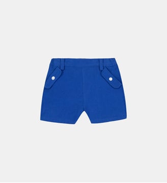 Short -  coton lin - Tartine Et Chocolat - Bleu