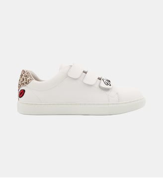 Baskets En Cuir Edith Pour La Vie - Bons Baisers - Blanc