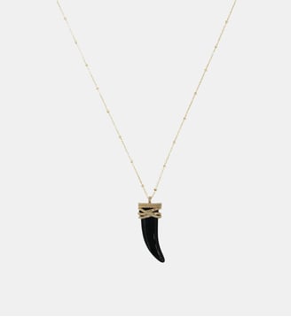 Collier plaqué or TRIBU - Nilaï - Noir