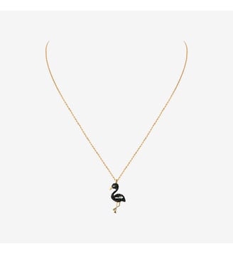 Collier doré jet flamingo - kuchi Caroline Najman
