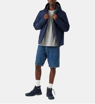 Veste ultralégère à capuche Arcadi - Jott - Marine