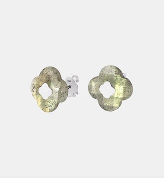 Puces, labradorite, or blanc - Morganne Bello - Or blanc
