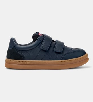 Baskets Runner Four cuir - Camper - Bleu foncé