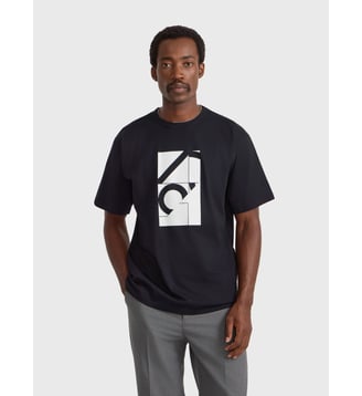 t-shirt en coton sérigraphié - Agnès b. - Noir