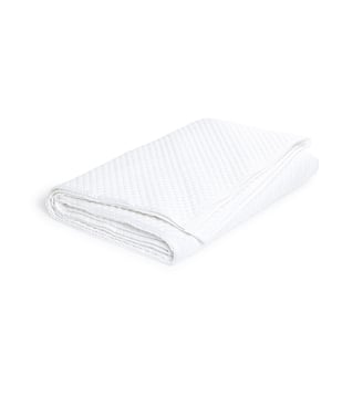 Couvre lit en satin - Ralph Lauren Home - Blanc