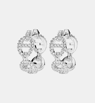 Boucles D'Oreilles Marine - APM Monaco - Argent