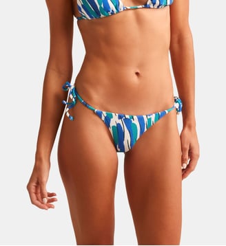 Bas de bikini moyenne à nœud Malibú - Robin Collection - Multicolore