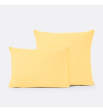 Taie d'oreiller unie gaze de coton La Redoute Interieurs