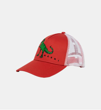 Casquette de baseball avec logo - Marni - Rouge