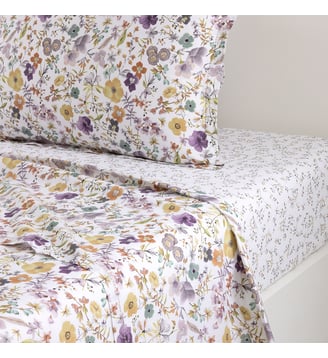 Drap plat en batiste de coton - Yves Delorme - Multicolore