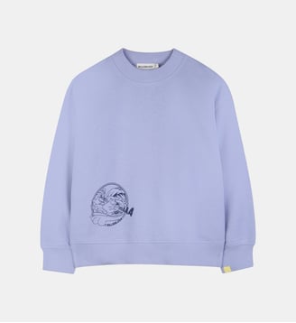 Sweat en molleton - Billieblush - Angel blue