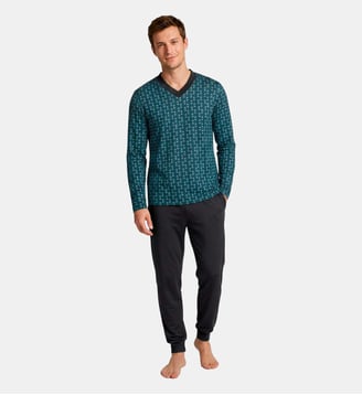 Pyjama long d'homme en Coton - Impetus - Vert
