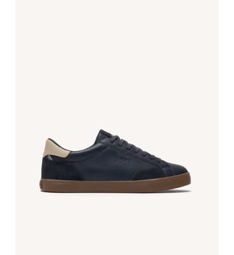 Tennis basses - Faguo - Bleu et beige