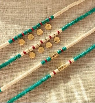 Collier SURFER - Nilaï - Blanc