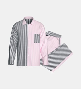 Pyjama Long en toile - Eden Park - Rose