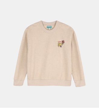 Sweat à manches longues - Kenzo Kids - Biscuit